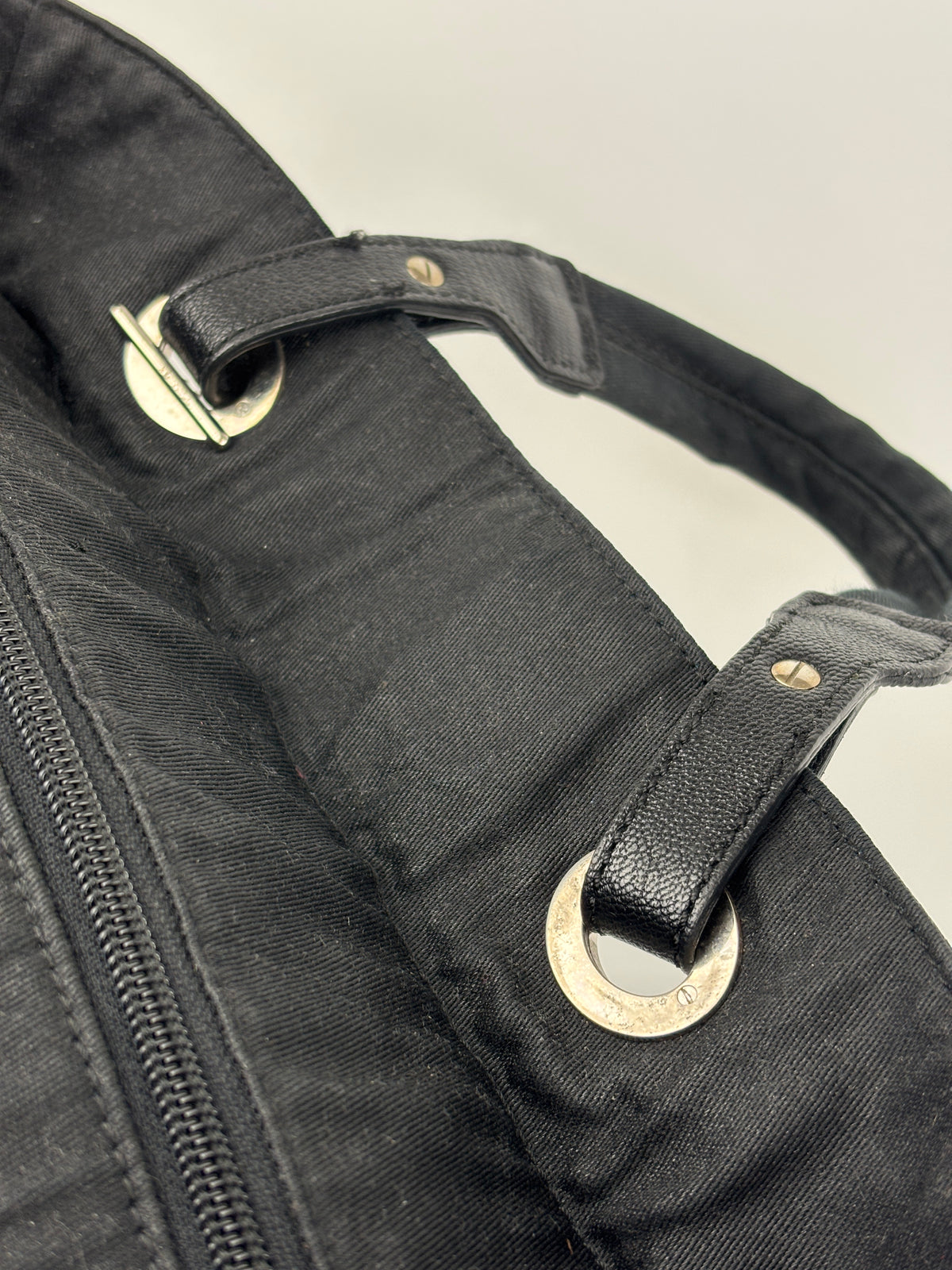Paris-Biarritz Tote Black Quilted Nylon