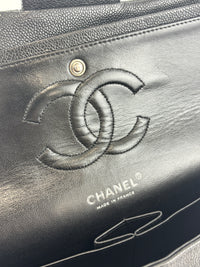 Black Quilted Matte Caviar Bijoux Chain 225 Reissue 2.55 Flap RHW