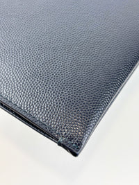 Paris 397294  Zipped Tablet Holder Dark Navy Grain De Poudre-Leather
