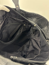 Paris-Biarritz Tote Black Quilted Nylon
