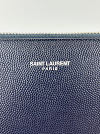 Paris 397294  Zipped Tablet Holder Dark Navy Grain De Poudre-Leather