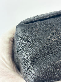 Black Quilted Matte Caviar Bijoux Chain 225 Reissue 2.55 Flap RHW