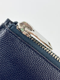 Paris 397294  Zipped Tablet Holder Dark Navy Grain De Poudre-Leather
