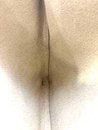 White Leather Logo Print Portfolio Clutch Bag