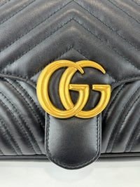 GG Marmont Medium Shoulder Bag Black