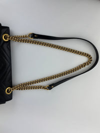 GG Marmont Medium Shoulder Bag Black