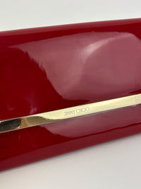 Margot Clutch in Red Patent