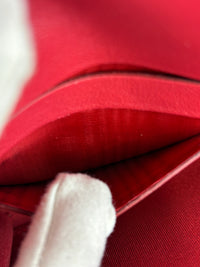 Margot Clutch in Red Patent