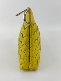 Small Document Case Yellow Intrecciato Hydrology Calfskin