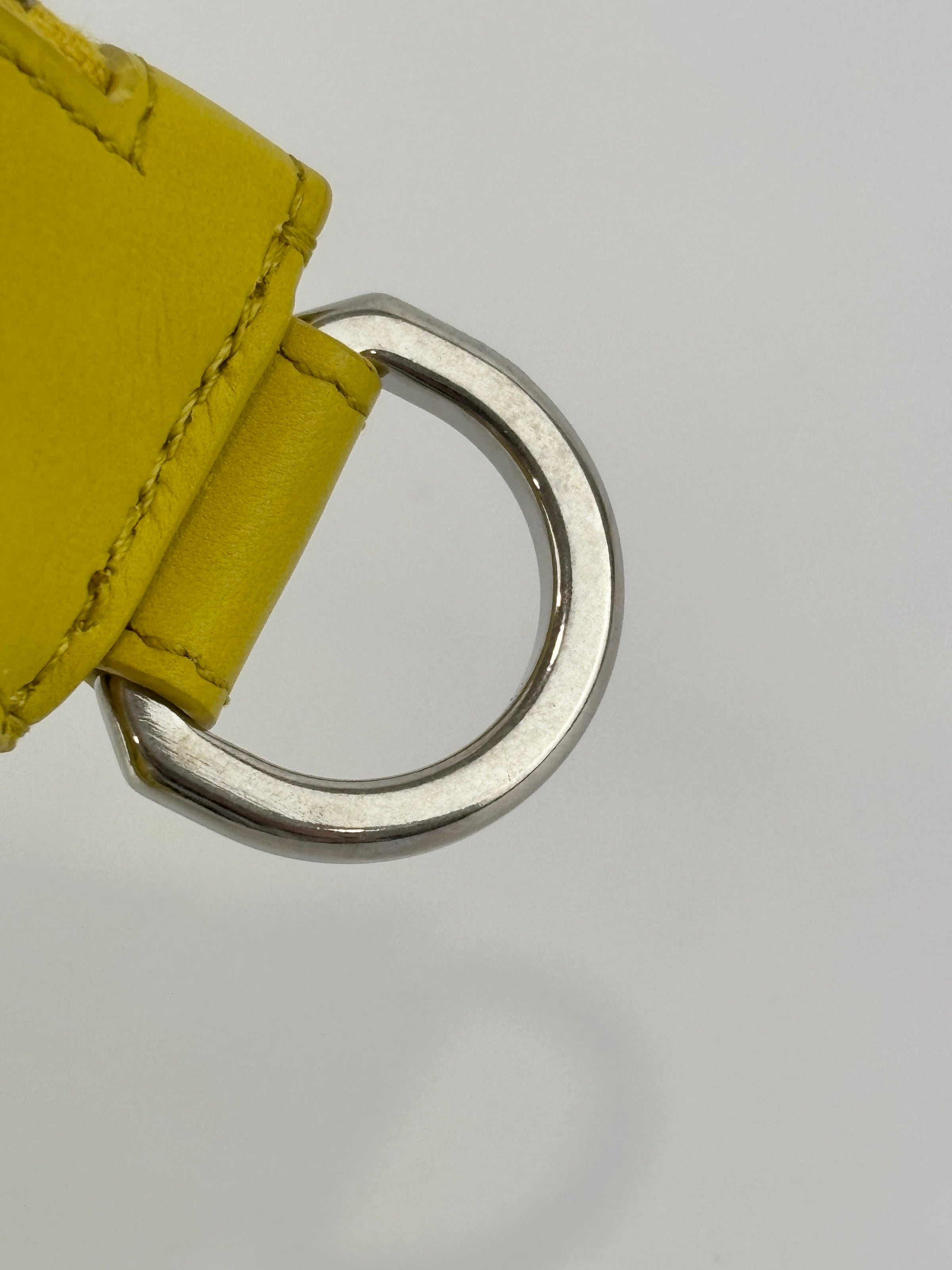 Small Document Case Yellow Intrecciato Hydrology Calfskin