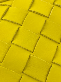 Small Document Case Yellow Intrecciato Hydrology Calfskin