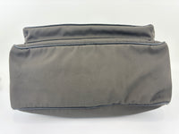 Nylon and Leather Messenger / Camera Bag Khaki/Black