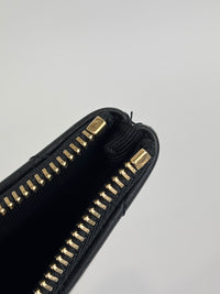 Medium O Case Clutch Chevron Crinkled Calfskin GHW