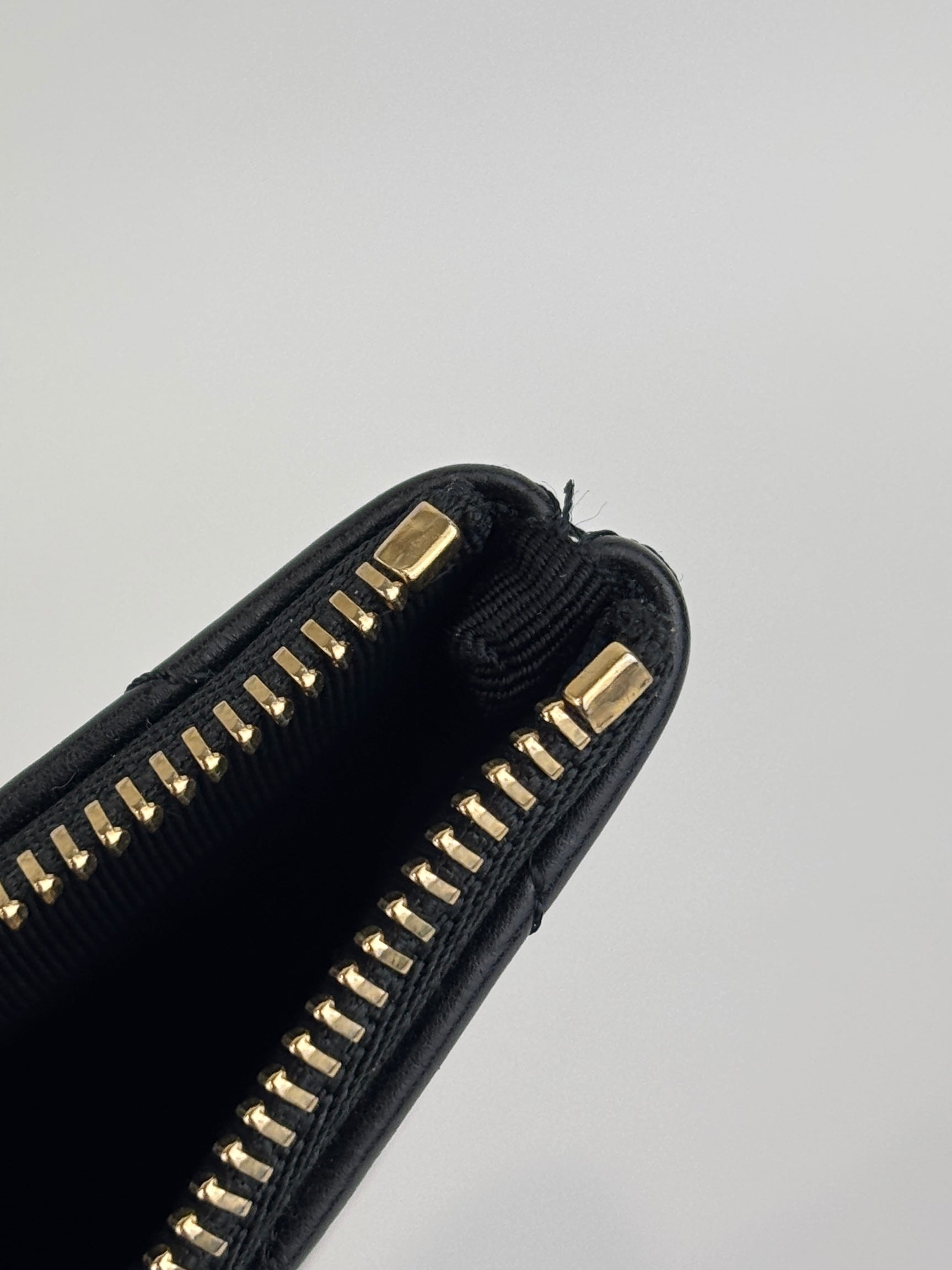 Medium O Case Clutch Chevron Crinkled Calfskin GHW