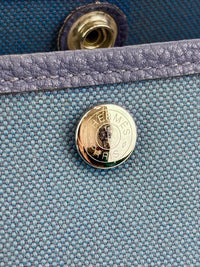 Garden Party 30 Toile Militaire Veau Negonda Bleu Brighton - Glampot