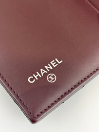 Black Caviar Quilted Classic Flap Wallet SHW
