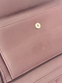 Black Caviar Quilted Classic Flap Wallet SHW