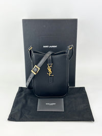 Saint Laurent Le 5 a 7 Vertical Shoulder Bag Leather Mini Crossbody Bag