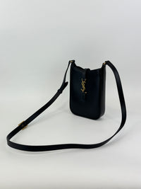 Saint Laurent Le 5 a 7 Vertical Shoulder Bag Leather Mini Crossbody Bag