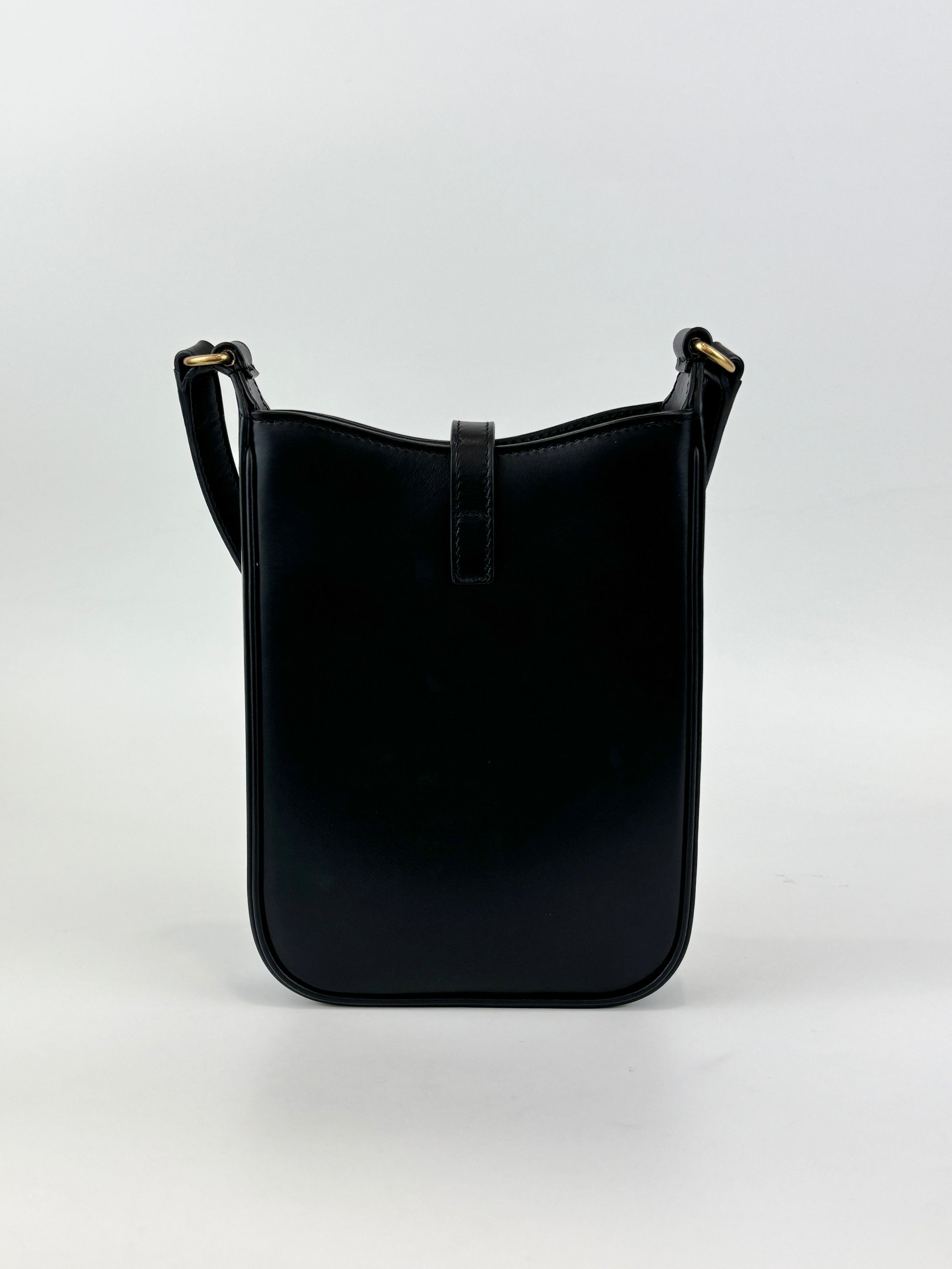 Saint Laurent Le 5 a 7 Vertical Shoulder Bag Leather Mini Crossbody Bag