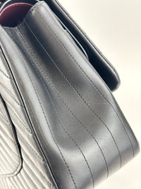 Lambskin Chevron Quilted Jumbo Double Flap Bag GHW