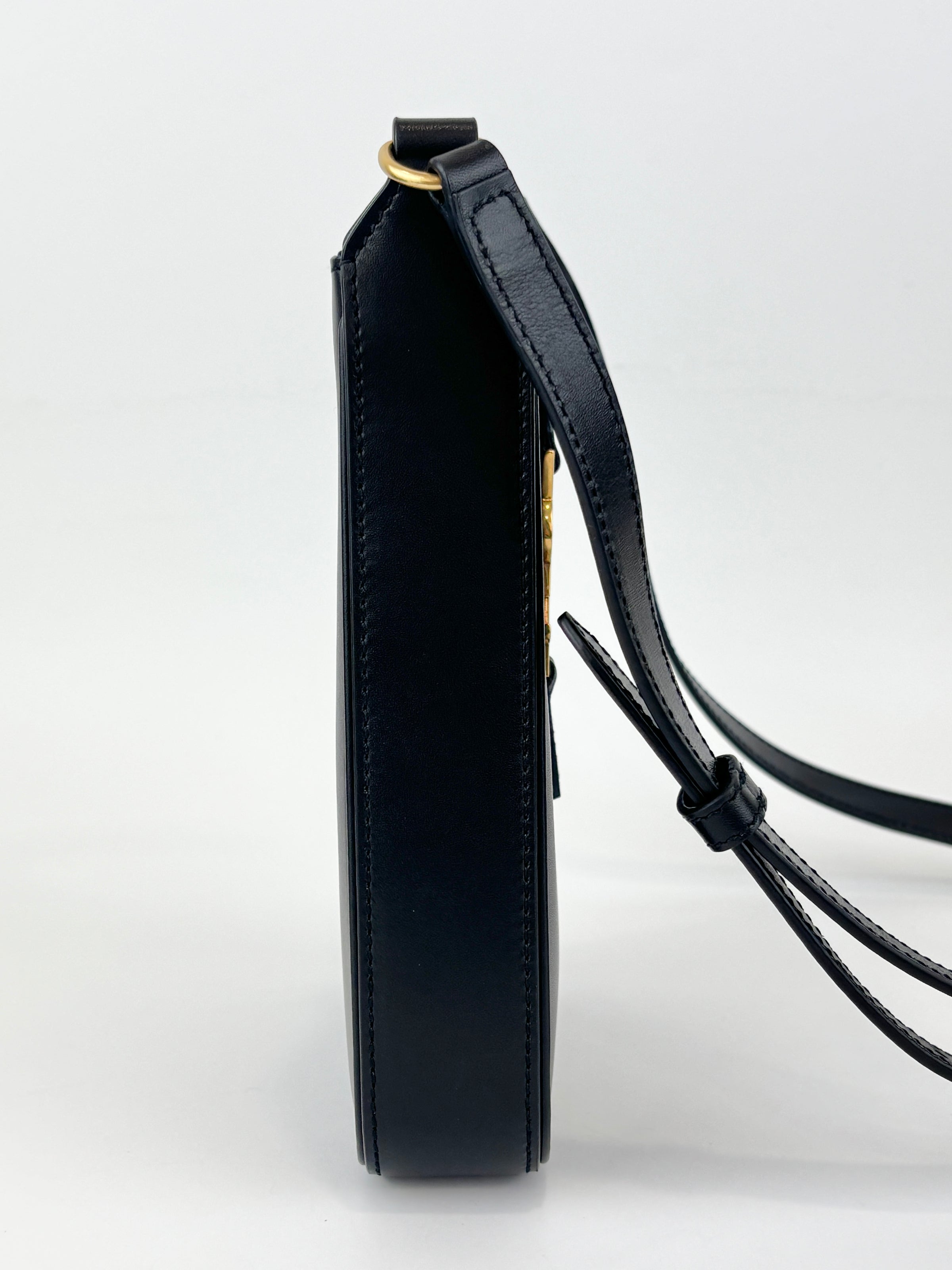 Saint Laurent Le 5 a 7 Vertical Shoulder Bag Leather Mini Crossbody Bag