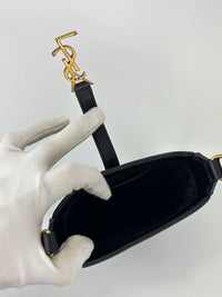 Saint Laurent Le 5 a 7 Vertical Shoulder Bag Leather Mini Crossbody Bag