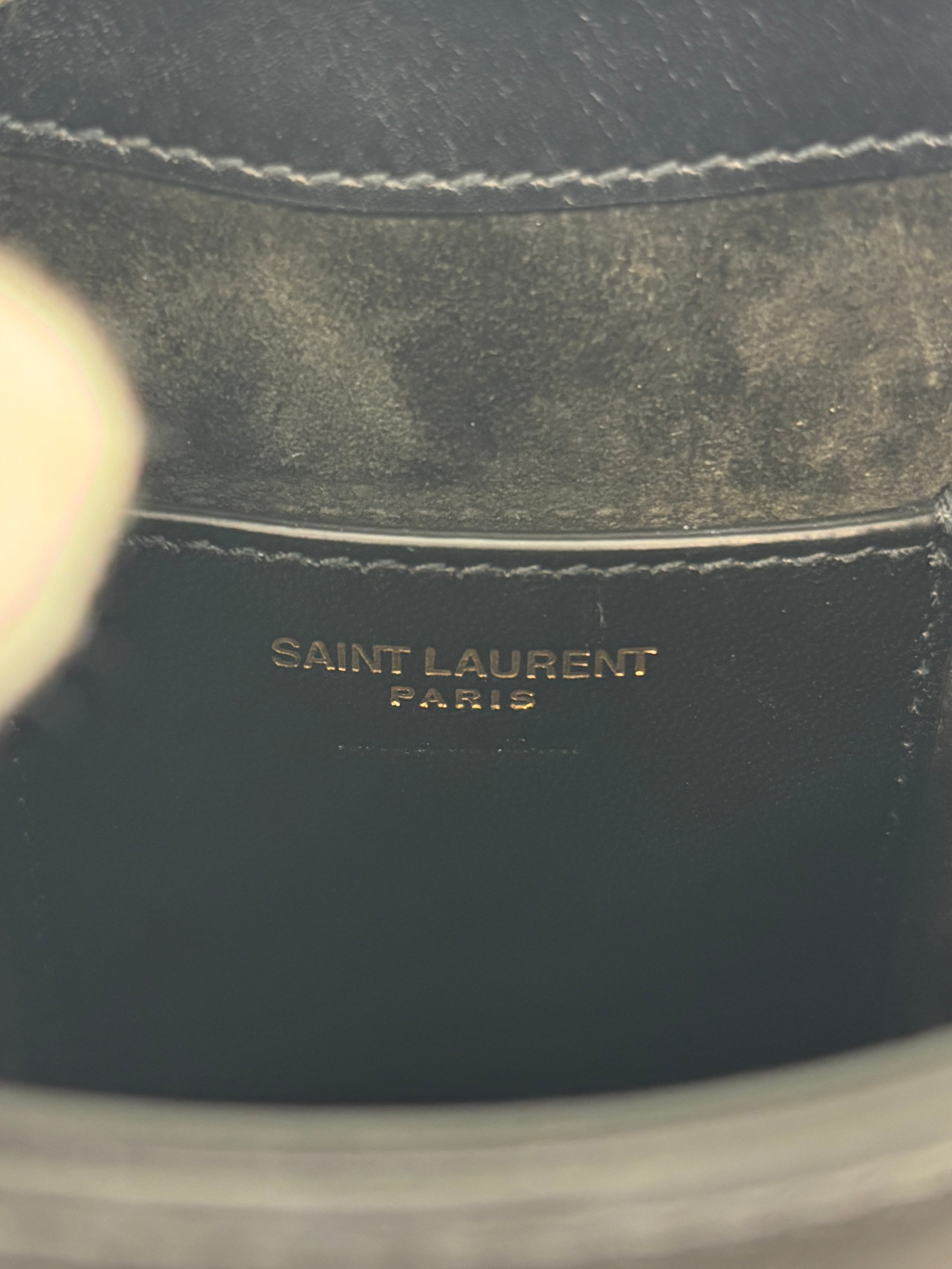 Saint Laurent Le 5 a 7 Vertical Shoulder Bag Leather Mini Crossbody Bag