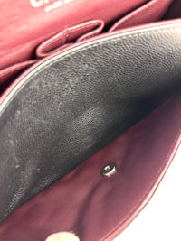 Black Caviar Classic Double Flap SHW