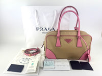 1BB115 Re-Edition 1978 Re-Nylon & Saffiano Medium Bag Camel - Glampot