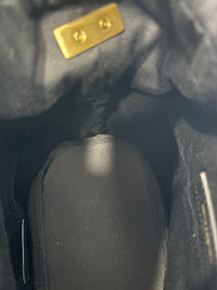 Rive Gauche Bucket Bag Black Wool / Gold YSL Emblem