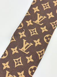 Silk Leogram Print BB Bandeau Scarf
