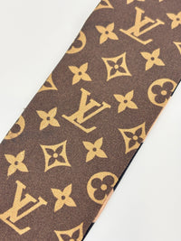 Silk Leogram Print BB Bandeau Scarf