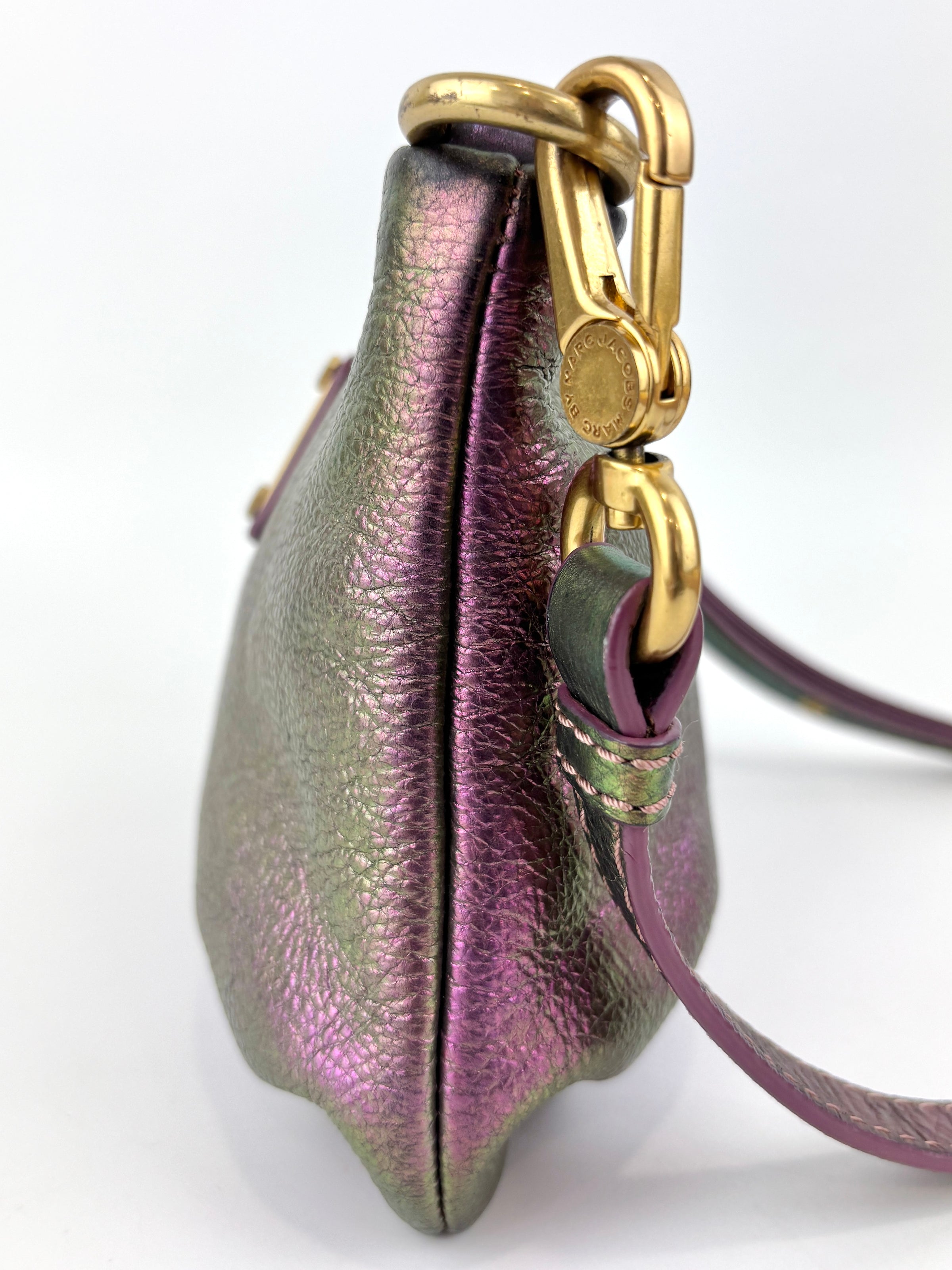Classic Q Crossbody Iridescent Purple - Glampot