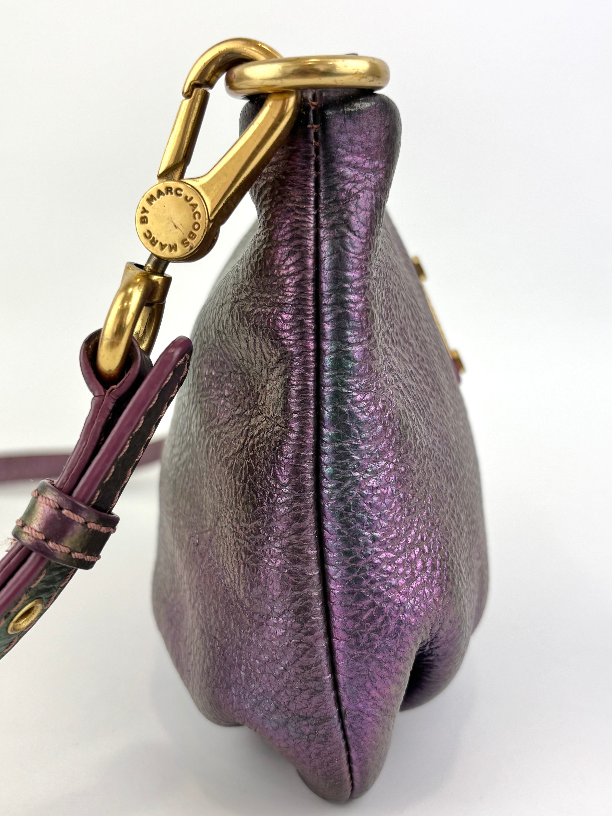 Classic Q Crossbody Iridescent Purple - Glampot