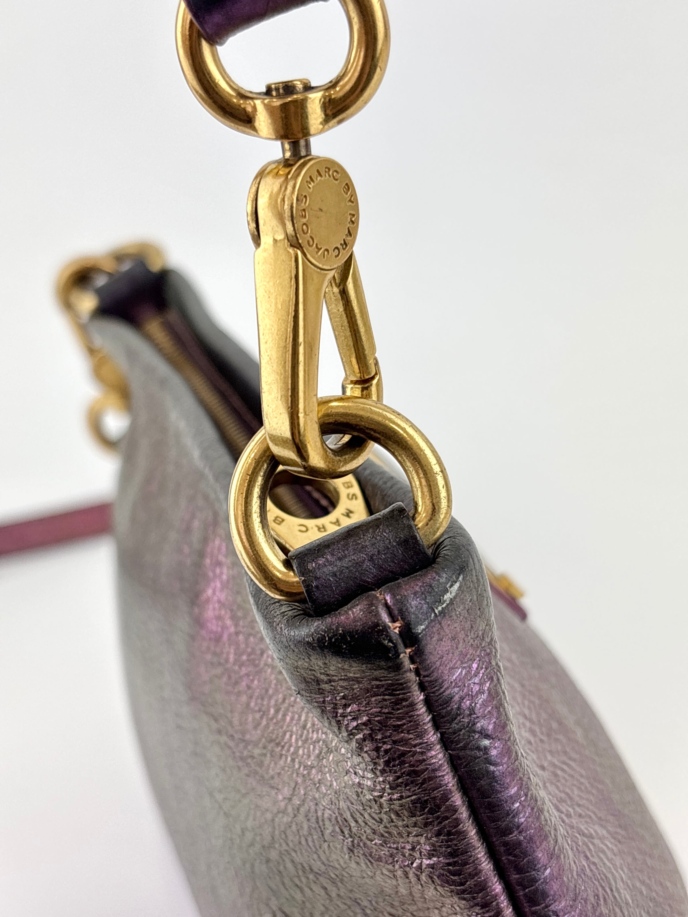 Classic Q Crossbody Iridescent Purple - Glampot