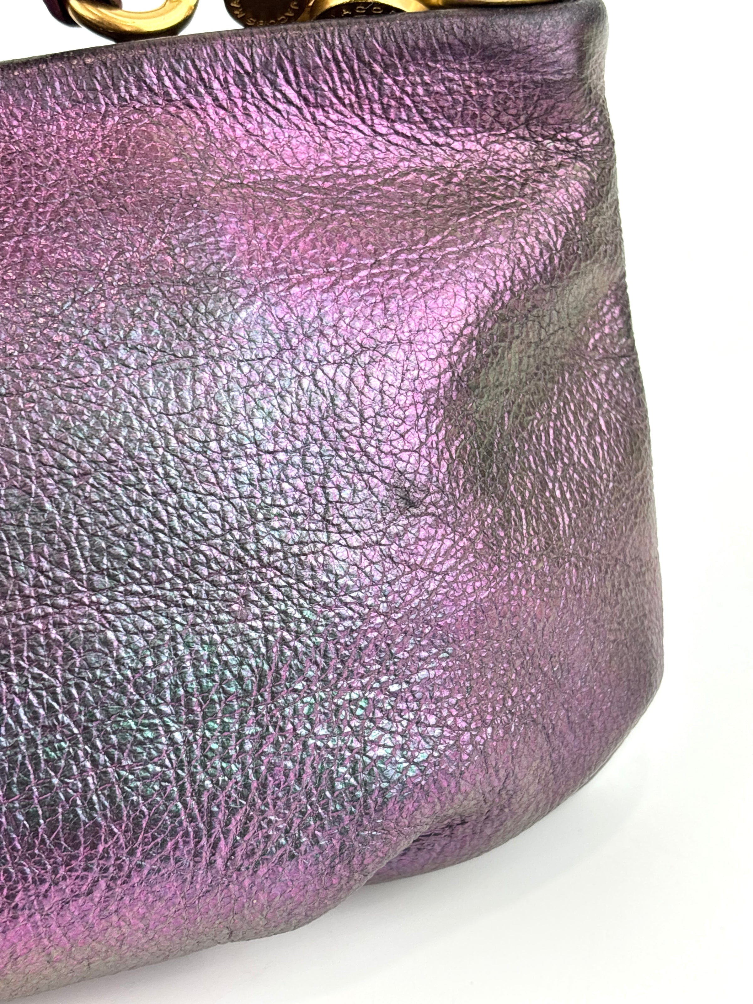 Classic Q Crossbody Iridescent Purple - Glampot