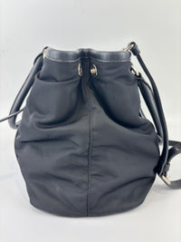 1BA832 Black Nylon & Soft Calf 2Way Tote