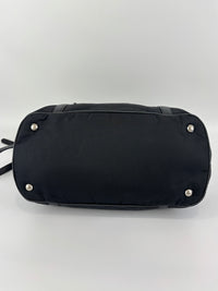 1BA832 Black Nylon & Soft Calf 2Way Tote