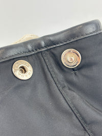 1BA832 Black Nylon & Soft Calf 2Way Tote