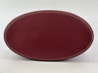 Small Lily Tote Bag Small Classic Grain & Silky Calf Leather Burgundy