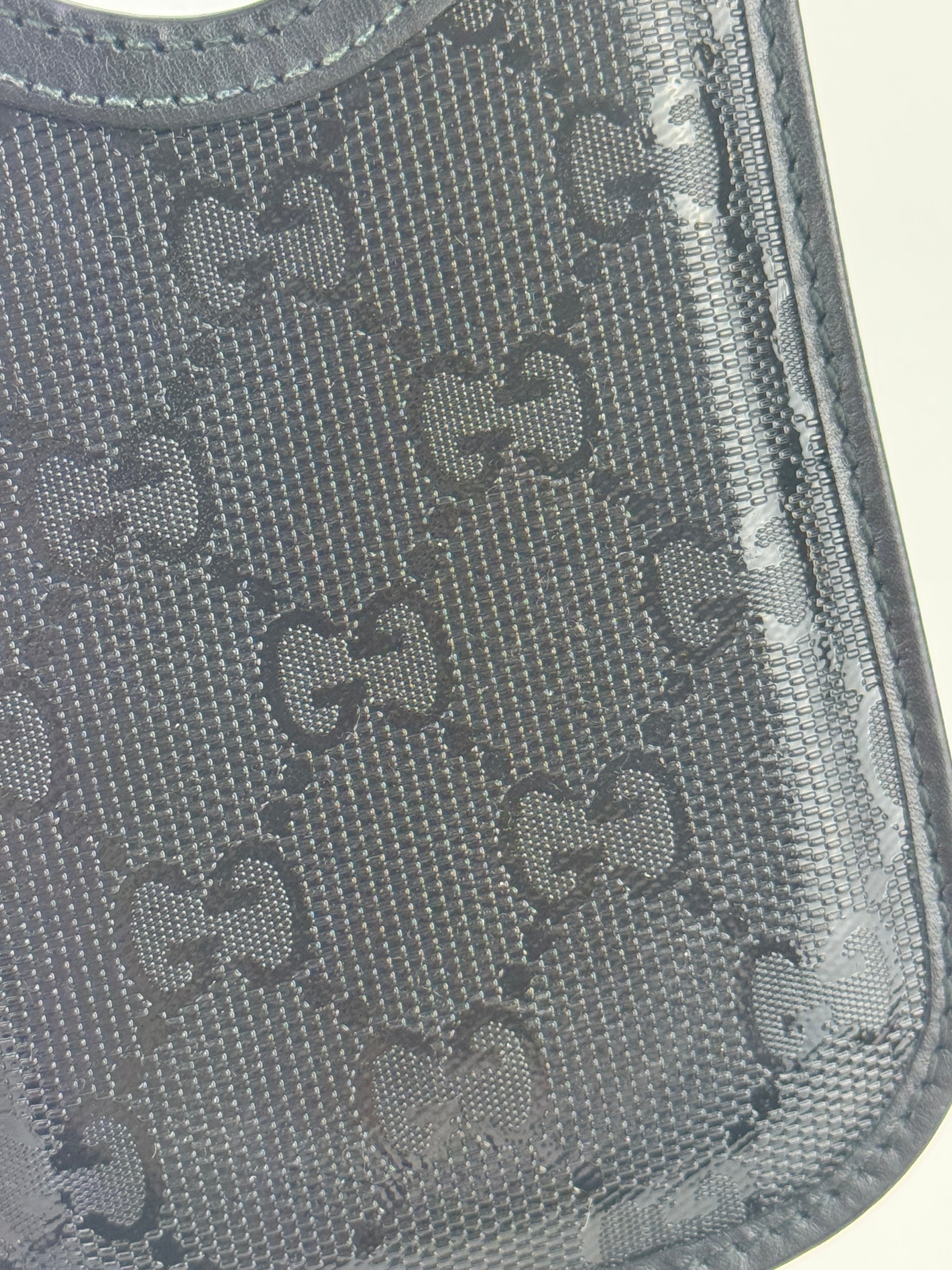 Blackberry GG Monogram Phone Case Black - Glampot