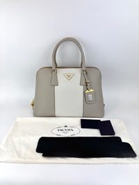 BL836C Saffiano Lux Medium Promenade Argilla/Pomice