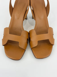 Eternite 80 Veau Naturale Slingback Sandals Size 36