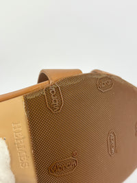 Eternite 80 Veau Naturale Slingback Sandals Size 36