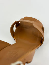 Eternite 80 Veau Naturale Slingback Sandals Size 36