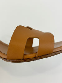Eternite 80 Veau Naturale Slingback Sandals Size 36