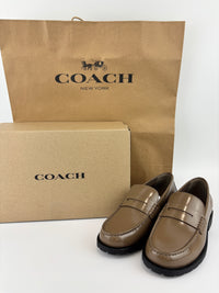 Reagan Penny Loafers Dark Stone US 7D / EU 40