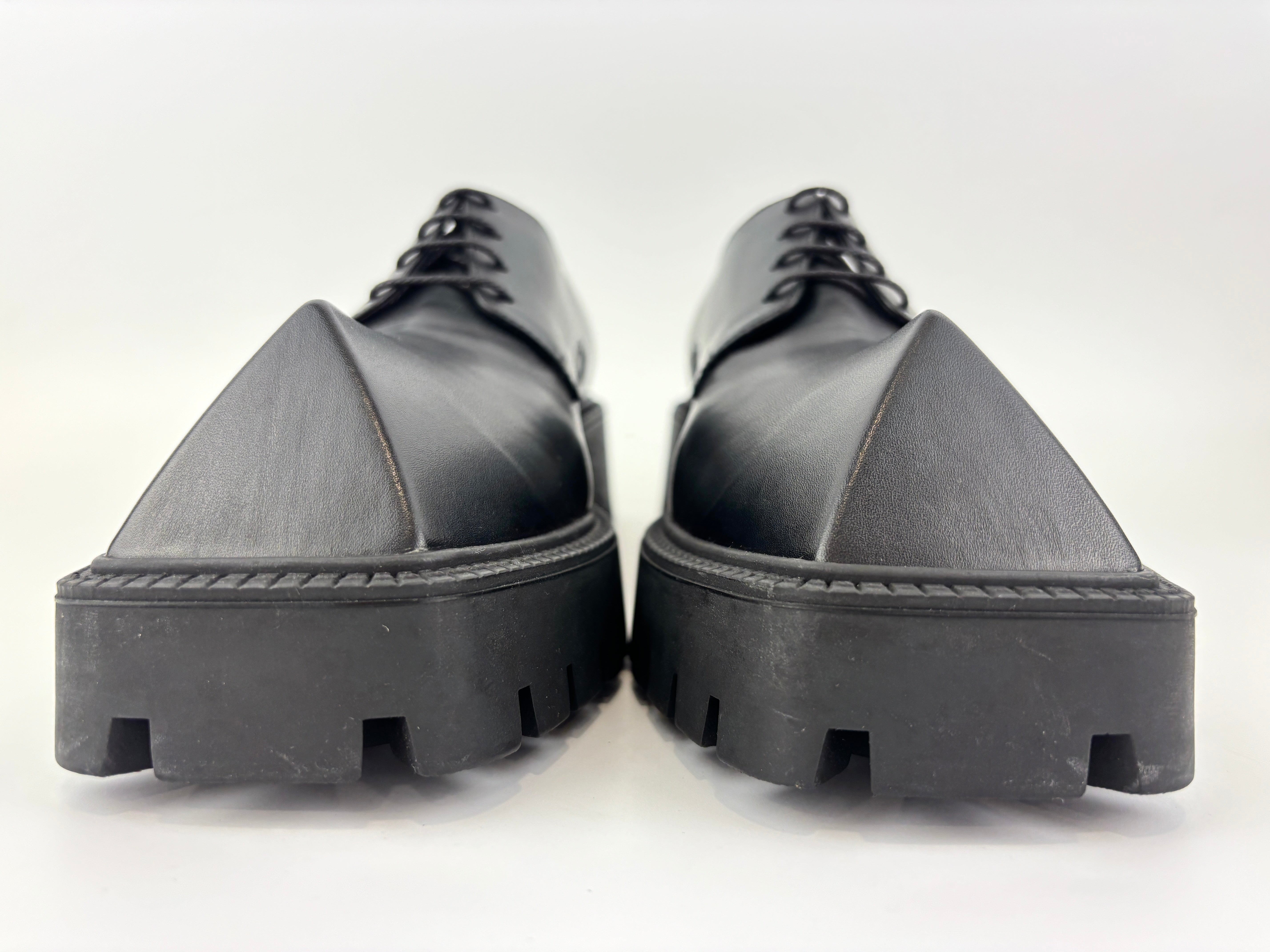 Balenciaga Men's Rhino Derby Black Size 39 | Glampot