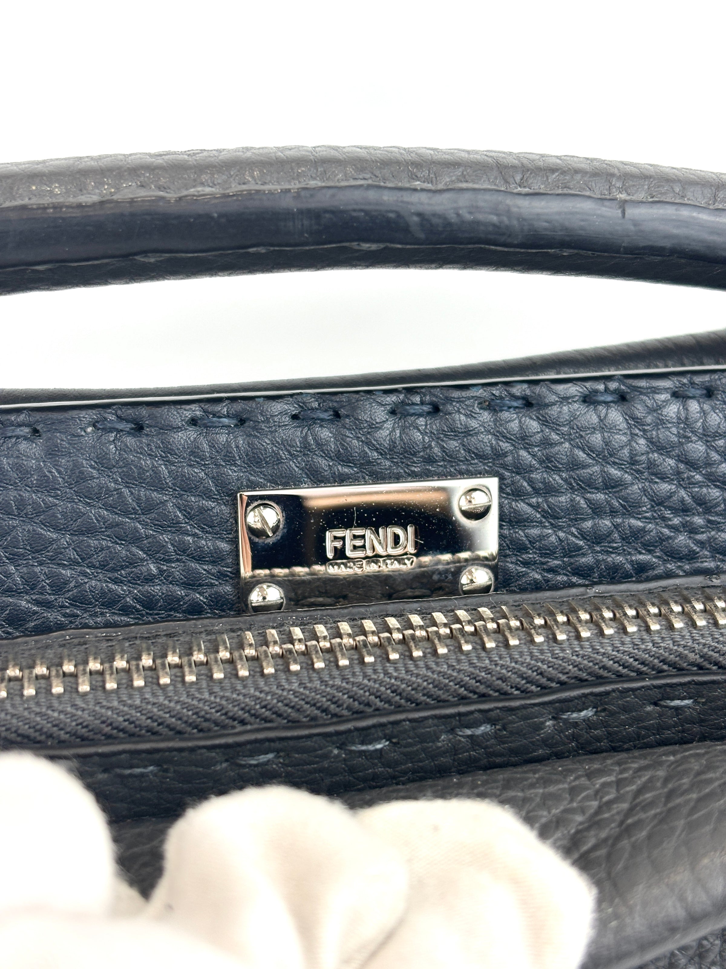 7VA406 Selleria Peekaboo 2way Business Bag in Grey